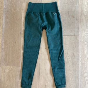 Gymshark Vital Seamless 2.0 Leggings: Dark Green Marl, size M. brand new